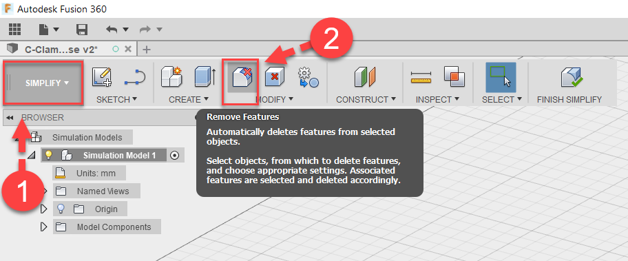 Fusion 360 tip & trick 47 Simplify Feature Fusion 360 tip & trick 47 Simplify Feature