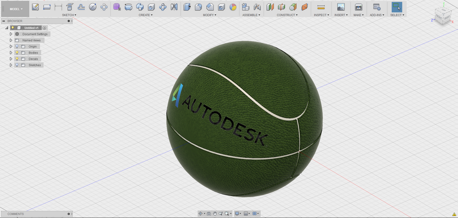 Fusion 360 tip & trick 57 ใส่รูปภาพบนผิวโค้ง