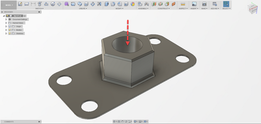 Fusion 360 tip & trick #60 การทำเกลียว