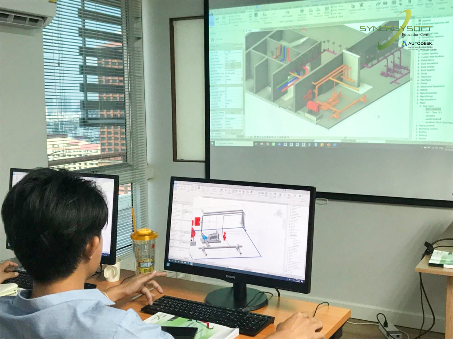 Synergysoft Education Autodesk Revit Sanitary&Fire Protection Modeling for Large Building Project Training Course Synergysoft Education Autodesk Revit Sanitary&Fire Protection Modeling for Large Building Project Training Course
